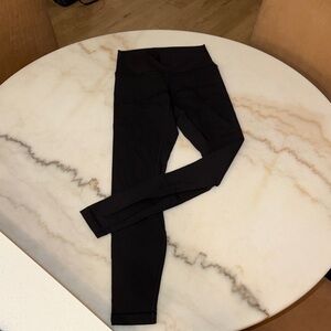 Lululemon Black High-Rise Wunder Under Leggings